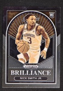 2023-24 Prizm Draft Picks Brilliance #4 Nick Smith Jr. - Arkansas Razorbacks