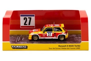 RENAULT 5 - R5 MAXI Turbo Tour de Corse 1985 au 1/64 de Tarmac T64-TL061-85TDC27 - Picture 1 of 3