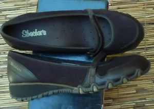 SKECHERS "SASSIES" DONNA SCARPE SLIP-ON HOOK & LOOP TOFFEE TAGLIA 10 LISTINO $60 - Foto 1 di 5