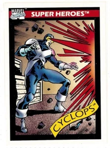 Marvel Comics Superhelden Karte #8: Cyclops, MCU, Impel, 1990 - Bild 1 von 2