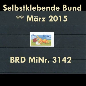 BRD MiNr. 3142 ** Selbstklebende Bund März 2015, alle Neuausgaben, postfrisch - Picture 1 of 1