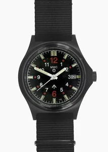 MWC G10/98 Black Covert Military Watch GTLS Gas Tubes and 10 Year Battery Life - Picture 1 of 8