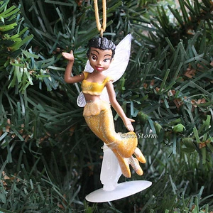 PERSONALIZADO Disney Tinker Bell IRIDESSA Hada Navidad Adorno PVC PETER PAN NUEVO - Imagen 1 de 3