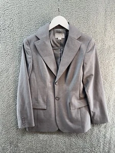 Pendleton Women's Size 6 Petite Gray Wool Jacket/Blazer Two Button Closure EUC - Picture 1 of 9