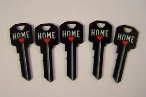 Home 5 pk Kwikset KW1/KW10 house key blank. - Picture 1 of 1