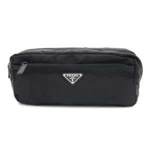 PRADA Re-Nylon TravelPouch Nylon Black 2NA030 - Imagen 1 de 11
