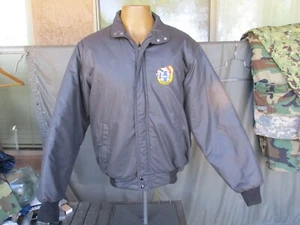Vintage AT&SF RR, Topeka Santa Fe Railroad Train Crew Jacket, Medium - Bild 1 von 14