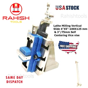 NUEVO Torno Fresado Deslizamiento Vertical 4"X5"-100X125 mm y Vicio Autocentrado 3"/75mm - Imagen 1 de 9