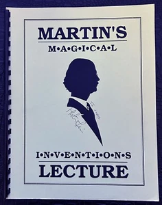 Inventos mágicos autografiados de Martin Lewis - Imagen 1 de 2