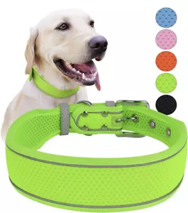 Reflective Dog Collar for small Dogs, Xobberny Mesh Padded adjustable - Picture 1 of 8
