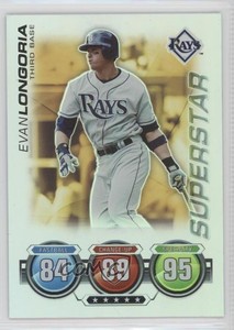 2010 Topps Attax Battle of the Ages Superstar Foil Evan Longoria