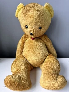 Vintage Plush TEDDY Bear Rare Old Toy USSR - Picture 1 of 9