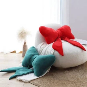 Bow pillow/simple bedroom pillow/Christmas pillow/Livingroom decor - Picture 1 of 11