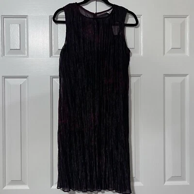 Vtg Tessuto Slip Dress Size Large Midi Plum Y2K Removable Slip Dress NWT - Image 1 of 4