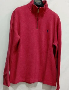 Maglione Polo Ralph Lauren, in cotone, colore rosso fragola , taglia M. - Foto 1 di 5