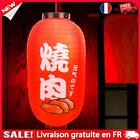 Coloured Painting Funny Paper Lantern Japanese Style for Canteen (A)
