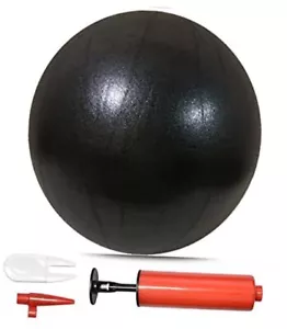 Pilates Exercise Ball Mini Yoga Barre Workout Fitness Balance 6 Inch Black - Picture 1 of 8