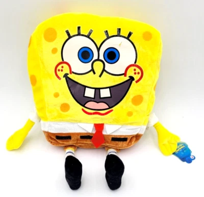 SpongeBob Plush Stuffed Toy Nanco 11” 2003 Yellow Dangly Legs With Tag - Image 1 of 4