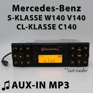 Mercedes Audio 10 BE3100 MP3 AUX-IN W140 Radio S CL Klasse C140 Kassettenradio - Bild 1 von 11