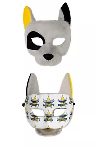 882003 NORTH QUEENSLAND COWBOYS NRL TEAM LOGO YOUTH KIDS MINI BLUEY MASCOT MASK - Picture 1 of 1