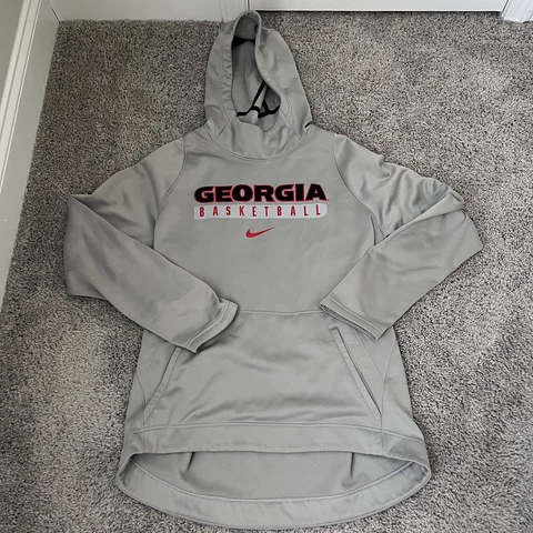 Nike UGA Georgia Bulldogs Basketball Team Issue Hoodie Cover