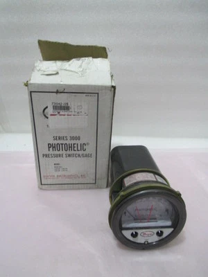 Interruptor de presión fotohelic Dwyer serie 3000. Rango de 0-2 pulgadas, 419899 Foto 1 de 4