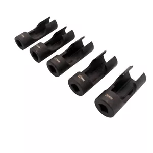 Premium 5pc 3/8" dr Fuel Line Socket Wrench Kit w/Tray 17 19 21 22 24mm 12090 - Picture 1 of 10