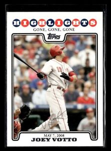2008 Topps Updates Highlights Joey Votto Rookie Card #UH185  (RC)