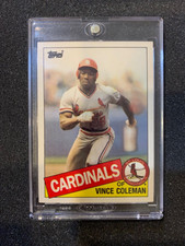 1985 Topps Traded Set-Break Vince Coleman #24T Rookie Card RC 💎MINT💎Beauty