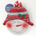 Stony Creek Get Your Merry On! Lightable Glass Ornament Snowman w/Hat SSX1278-A