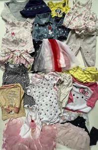 19 Piece 12-18 Month Summer Clothes Lot - Dresses, Tops, Pants, Bodysuits - Picture 1 of 18