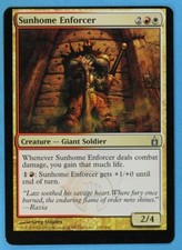 Sunhome Enforcer Ravnica: City of Guilds NM Misprint Miscut  (m16470) ABUGames