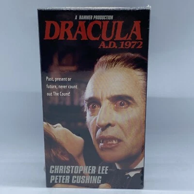 DRACULA  A.D. AD 1972 VHS Brand New Sealed peter cushing  VIDEOTAPE hammer VB8 - Image 1 of 4