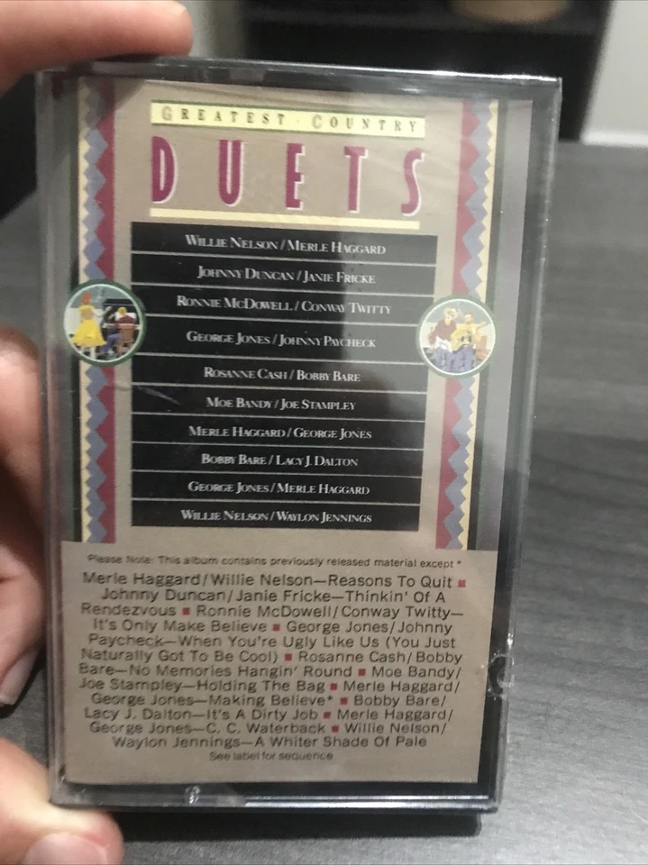Greatest Country Duets - Cassette Tape - 1984 CBS Epic Records - Country Music - Image 1 of 4