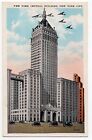 Etats Unis D' Amerique - U.S.A. - Old Postcard - New York Avions Centr. Building