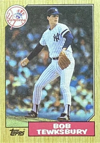 1987 Topps  #254  Bob Tewksbury     Pitcher    New York Yankees   FREE shipping - Image 1 of 1