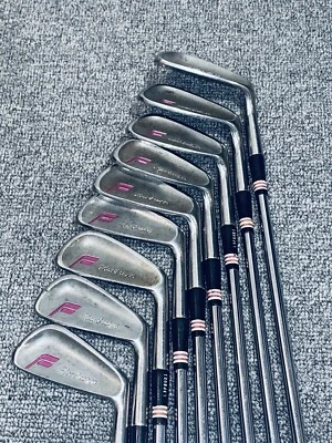 Macgregor Finesse Iron Set Silver & Pink Women’s Ladies 9 Golf Club 3-10 SW  - Image 1 of 4