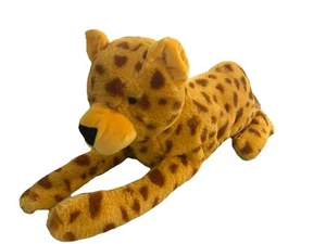 Pillowfort orange Gepard Leopard gefleckte Katze Stofftier Plüschkissen Zielscheibe - Bild 1 von 4