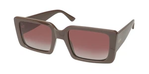 NEW DIME 0628 SUNGLASSES BROWN WOMENS FULL-RIM BNBGP PLASTIC RECTANGULAR - Picture 1 of 7
