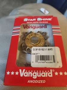 U.S. Coast Guard Cap Device Enlisted E-7 Vanguard New in Box - Picture 1 of 5
