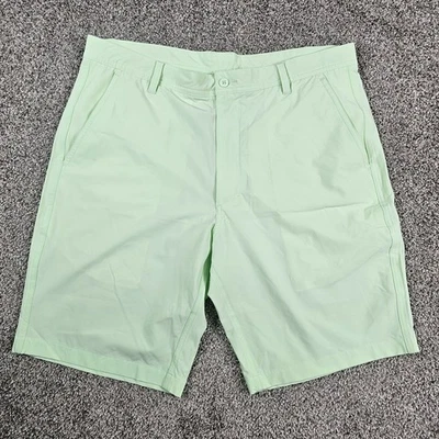 Pantalones Cortos FootJoy Para Hombre 36 Verde Chino 9" Entrepierna Golf Rendimiento Elastizados Ropa Activa Foto 1 de 4