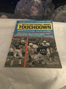 1971 TOUCHDOWN New York Giants TARKENTON Baltimore Colts Mike Curtis NFL Preview - Bild 1 von 2