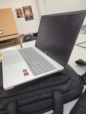 HP 15.6 inch Laptop, HD Touchscreen Dispaly, AMD Ryzen 3 7320U, 8GB RAM, 128 GB - Image 1 of 3