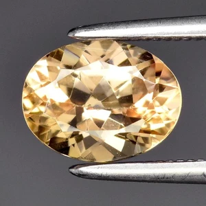 💎 1.45ct VVS Oval Natural Imperial Topaz from Ouro Preto, Minas Gerais, Brazil - Picture 1 of 4