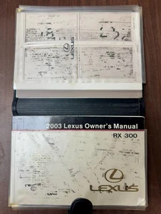 2003 Lexus RX300 OWNERS MANUAL OPERATORS USER GUIDE BOOK - Foto 1 di 2