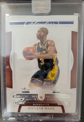 2021 Dwayne Wade Flawless Diamond #6/20 Marquette Golden Eagles - Imagem 1 de 2