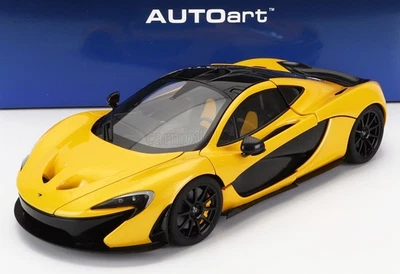 MODELLINO AUTO STATICO DIECAST AUTOART MCLAREN P1 2013 VOLCANO GIALLO SCALA 1/18 - Immagine 1 di 4