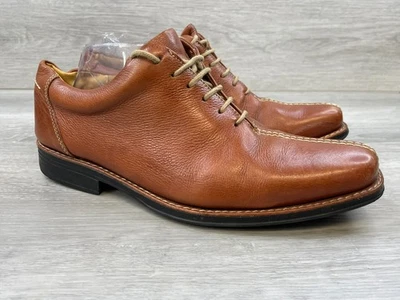 Sapato Oxford Masculino Sandro Moscoloni 8 Marrom Couro Vestido Gel Conforto com Cadarço - Imagem 1 de 4