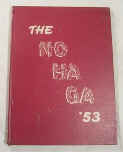 NO-HA-GA -- 1953 High School Year Book -- GASTON HIGH SCHOOL, North Carolina - Picture 1 of 17