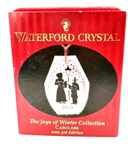 Waterford Crystal Carolers Ornament Weihnachten 2000 - Bild 1 von 3